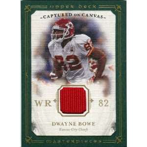   Captured on Canvas Jerseys #CC22 Dwayne Bowe Sports Collectibles