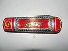 Franklin Mint Collector Knife, fire department, carrying case, Ahrens 