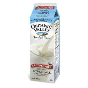 Organic Valley Milk, Low Fat 1%, Ultra Pasteurized, Lactose Free 