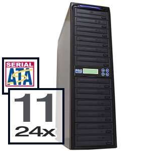   To 11 Burner 24X CD DVD Duplicator With Nero 9 Software Electronics