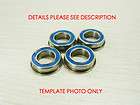 5x10 x4mm Blue Rubber Seals Ball Bearings ABEC 3 items in 