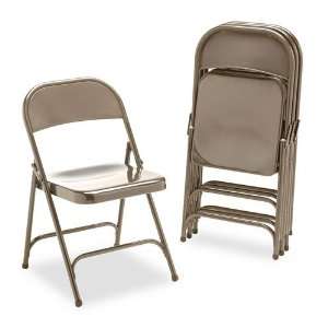  Virco Products   Virco   Metal Folding Chairs, Bronze, 4 