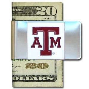 Texas A&M Aggies Large Money Clip/Card Holder   NCAA College Athletics 