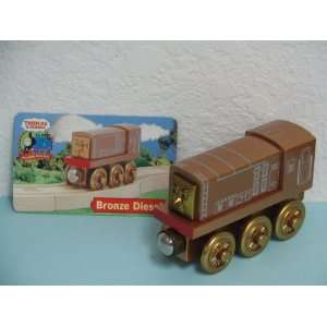  New BRONZE DIESEL Thomas & Friends Wooden Train Engine 