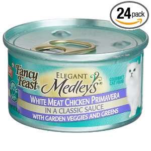  Medleys for Cats, White Meat Chicken Primavera in a Classic Sauce 