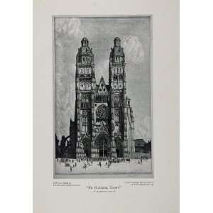   Cathedral Gordon Warlow   Original Halftone Print