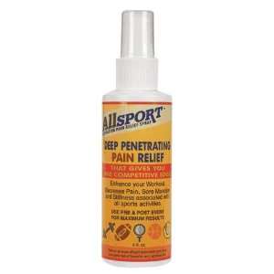  Allsport Natural Pain Relief Spray   4 oz. Health 