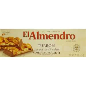 Pack EL Almendro Turrón Almond Crocanti with Chocolate  