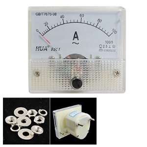  AC 0 100A Analog Amperemeter Panel Meter Gauge 85L1