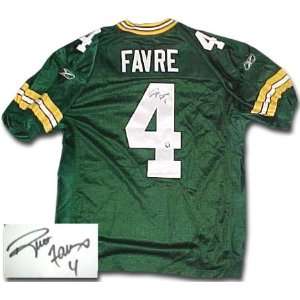  Brett Favre Green Bay Packers Reebok Autographed Green 