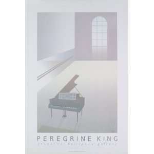  Wallspace with Piano, 1984 by Perry King, 26x36