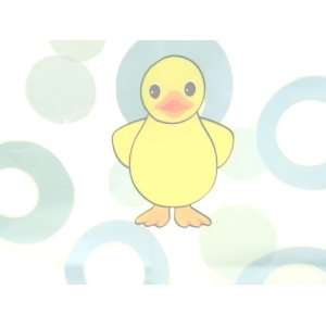  Duck Slash Rubber Ducky Themed PEVA Decorative Shower 