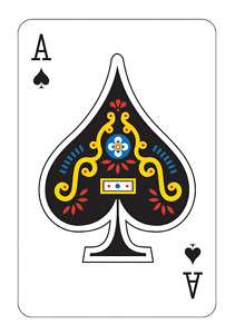 21 Ace of Spades Card Night Vegas Themed Party Decor  