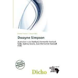    Dwayne Simpson (9786200906052) Delmar Thomas C. Stawart Books