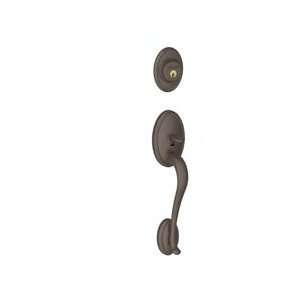   Bronze Wakefield Dummy Handleset with Andover Knob and Wakefield Rose