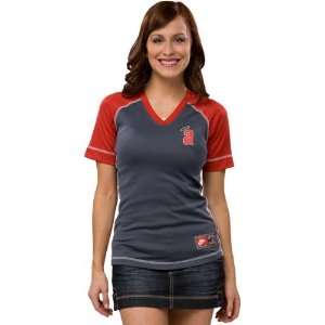  California Angels Nike Womens Cooperstown V Neck Jersey 
