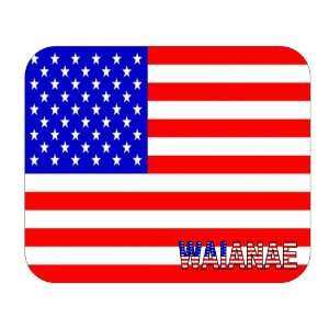  US Flag   Waianae, Hawaii (HI) Mouse Pad 