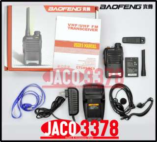 BAOFENG BF U3 UHF 400 470Mhz small radio + Earpiece  