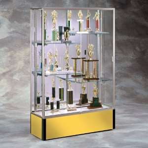  Waddell 48 Wide Spirit Display Case with Mirror Back 