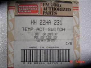 CARRIER / BRYANT HH22HA231 TEMP ACT SWITCH  