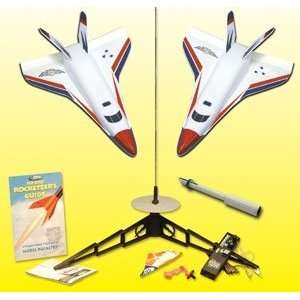   1480 Air Show Flying Model Rocket Launch Set New in Box Toys & Games