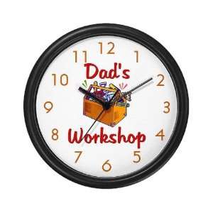  Dads Workshop Cool Wall Clock by 