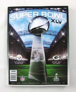 New SUPER BOWL XLV 45 Official Program Packers Steelers  