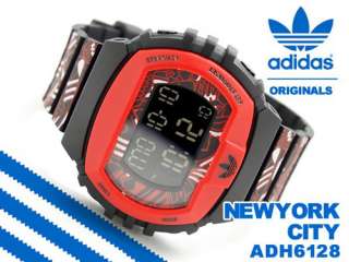 New Adidas Mens New York City NYC Digital Watch ADH6128  