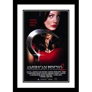  American Psycho 2 American 20x26 Framed and Double Matted 