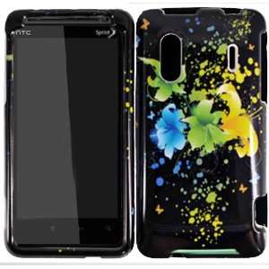  Magic Flowers Hard Case Cover for HTC Kingdom 4G Hero 4G 
