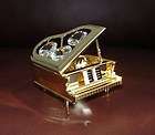 PIANO ~24K GOLD PLATED FIGURINE WITH BEST~*~AUSTRIA​N CRYSTALS~*~