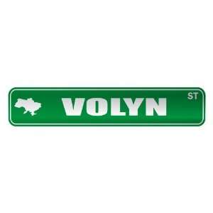   VOLYN ST  STREET SIGN CITY UKRAINE