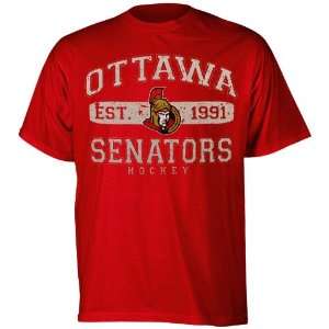   Ottawa Senators Cleric T Shirt   Red (Medium)