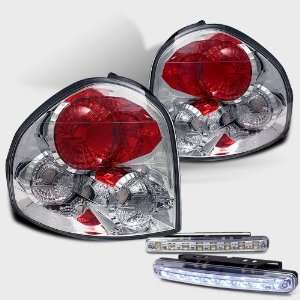 Eautolight Huyndai Santa Fe Altezza JDM Chrome Tail Brake Light Lamps 