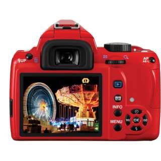 Pentax K r Digital SLR Camera with 18 55mm Lens Red 988889262446 