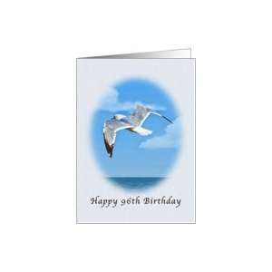  96th Birthday, Ring billed Gull Bird Card Toys & Games