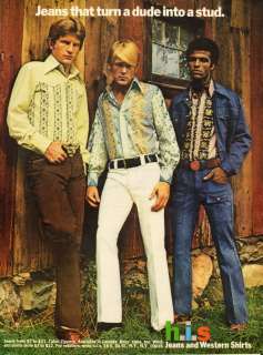 1972 h.i.s Slacks ad ~ NICK NOLTE ~ A Dude Into A Stud  