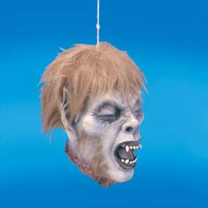 Warewolf Shrunken Head WBloody Neck Halloween Favors  