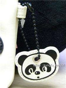 Wara Panda Bear Coin Bag Card Holder Wallet w Pendant  