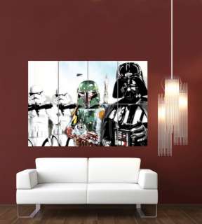 STAR WARS STORM TROOPER BOBA FETT GIANT POSTER G690  