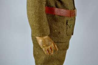   Doughboy WWI Military Officer Doll 90+ Yrs old Canadian/British  