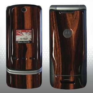  Motorola krzr dark wood Gel skin m3629 