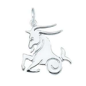  1.6 Grams Sterling Silver Capricorn Charm Jewelry