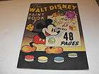 vintage walt disney coloring book mickey mouse 1930s reprint whitman