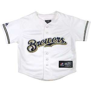  Milwaukee Brewers Toddler Replica Home Jersey by Majestic 