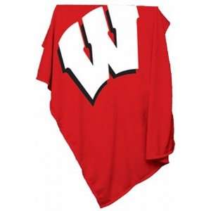  Wisconsin Badgers Sweatshirt Blanket