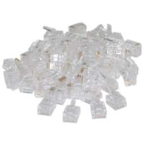  RJ11, 6P / 4C, Plug for Stranded Wire (50 Pcs Per Bag 