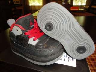 Nike Air Jordan AJF 5c IV Baby Toddler Shoes 5C 414592 001 EUC Black 