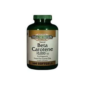  Beta Carotene 10,000 I.U.   500 Capsules Health 