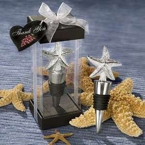  Wedding Favors Elegant starfish design bottle stopper 